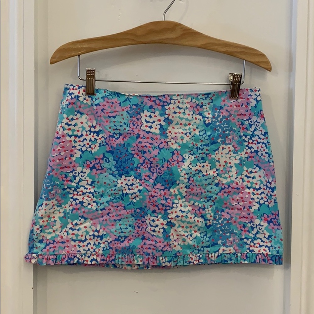 Lilly Pulitzer floral printed Tate mini skirt